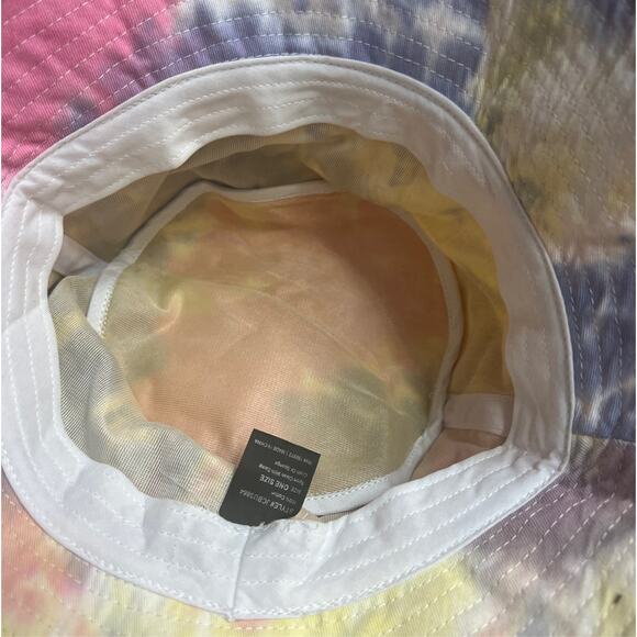 MIRMARU Catch Fish Not Feelings” Tie Dye Bucket Hat 100% Cotton - Picture 9 of 10